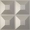 Ekena Millwork 11 7/8in. W x 11 7/8in. H Swindon EnduraWall Decorative 3D Wall Panel Covers 0.98 Sq. Ft. WP12X12SWBAL - alternate 1
